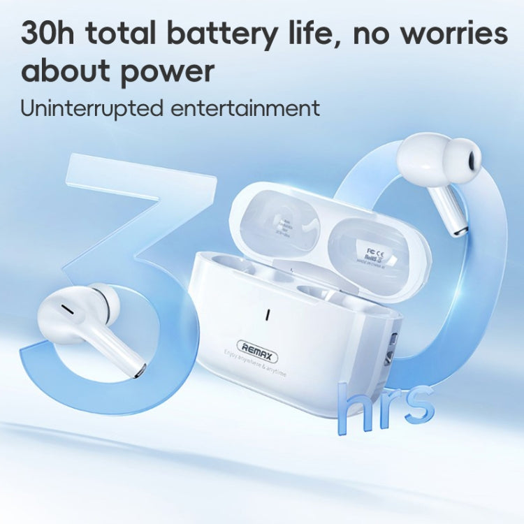 REMAX CozyBuds W22N ANC Wireless Bluetooth 5.3 Music Earphones(White)