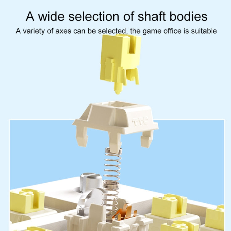 AULA F75 80 Keys Wired/2.4G/Bluetooth Three Model Customized RGB Mechanical Keyboard(Thunder Black)