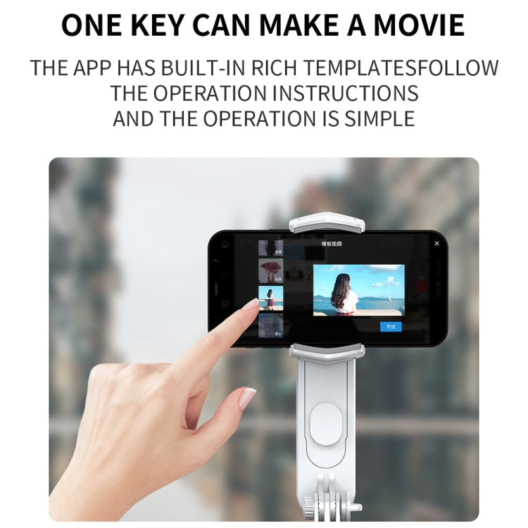 FUNSNAP Capture Q3 Single Axis Handheld Gimbal Phone Live Stabilizer(White)