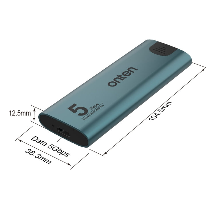 Onten UCA321 5Gbps M.2 M-key NGFF SSD Enclosure