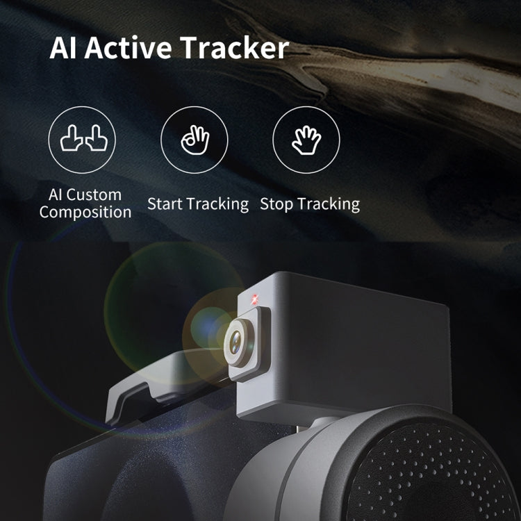 FUNSNAP Capture 5 Professional 3-Axis Handheld Gimbal Phone Live Stabilizer, Combo Version(Grey)