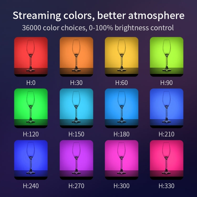 FUNSNAP Pocket Full Color RGB Video Shot Fill Light(White)