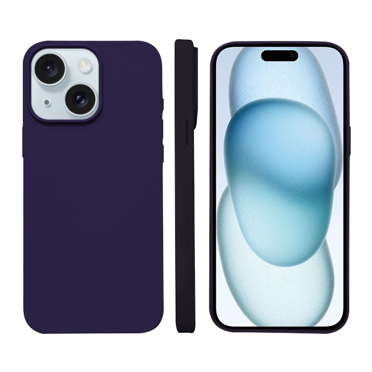 Liquid Silicone Phone MagSafe Case, For iPhone 15 Plus, For iPhone 15