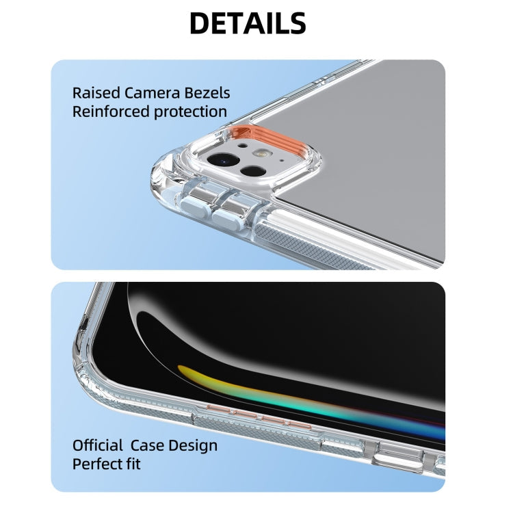 For iPad Pro 11 2025 / 2024 mutural Y-Shape Deformation Leather Tablet Case(Navy Blue)