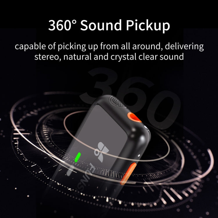 FUNSNAP S6 Lavalier Wireless Microphone, 2 RX + 2 TX with Charging Case