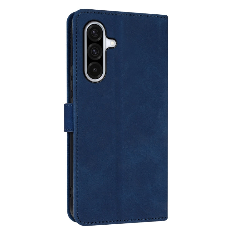 For Samsung Galaxy A36 AZNS Skin Feel Calf Texture Flip Leather Phone Case(Blue)