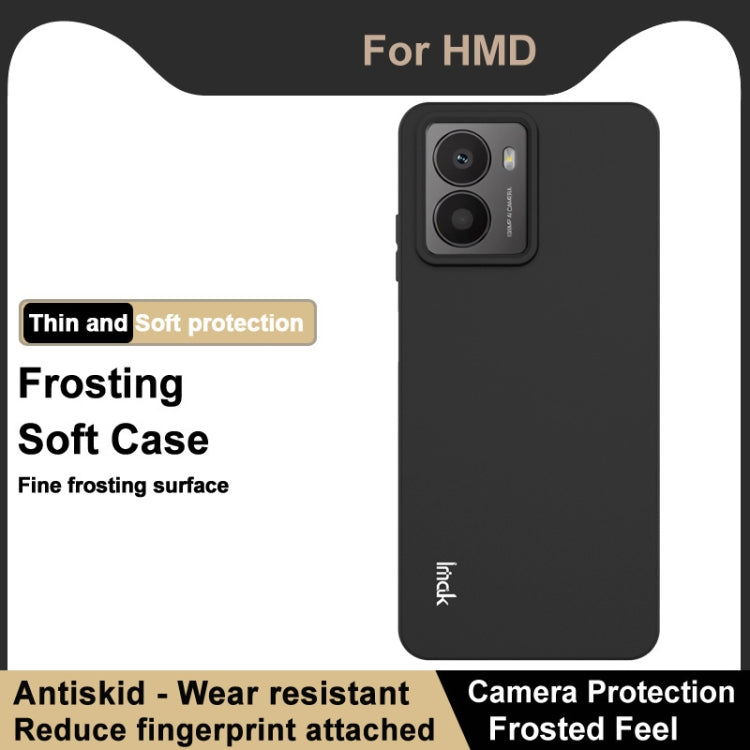 For HMD Fusion 5G IMAK UC-3 Series Shockproof Frosted TPU Phone Case(Black)