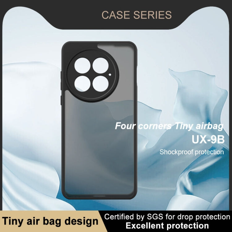 For OnePlus 13 imak UX-9B Series Four Corners Tiny Airbag Shockproof Phone Case(Black)
