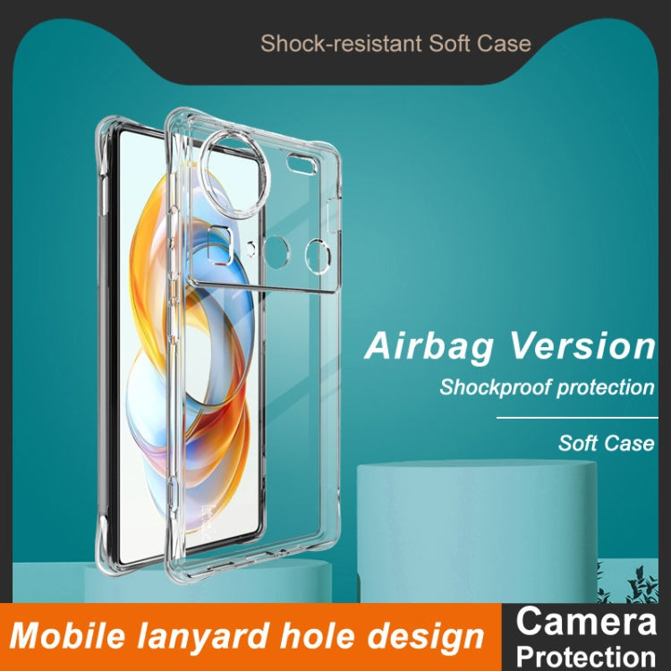For ZTE nubia Z70 Ultra 5G imak Shockproof Airbag TPU Phone Case(Transparent)