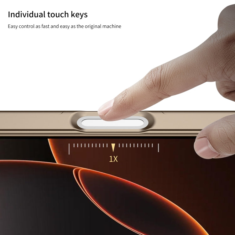 For iPhone 16 Pro Max GKK MagSafe Full Coverage Phone Case(Gold)