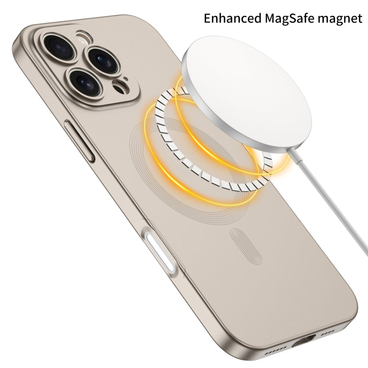 For iPhone 16 Plus GKK MagSafe Full Coverage Phone Case(Gold)