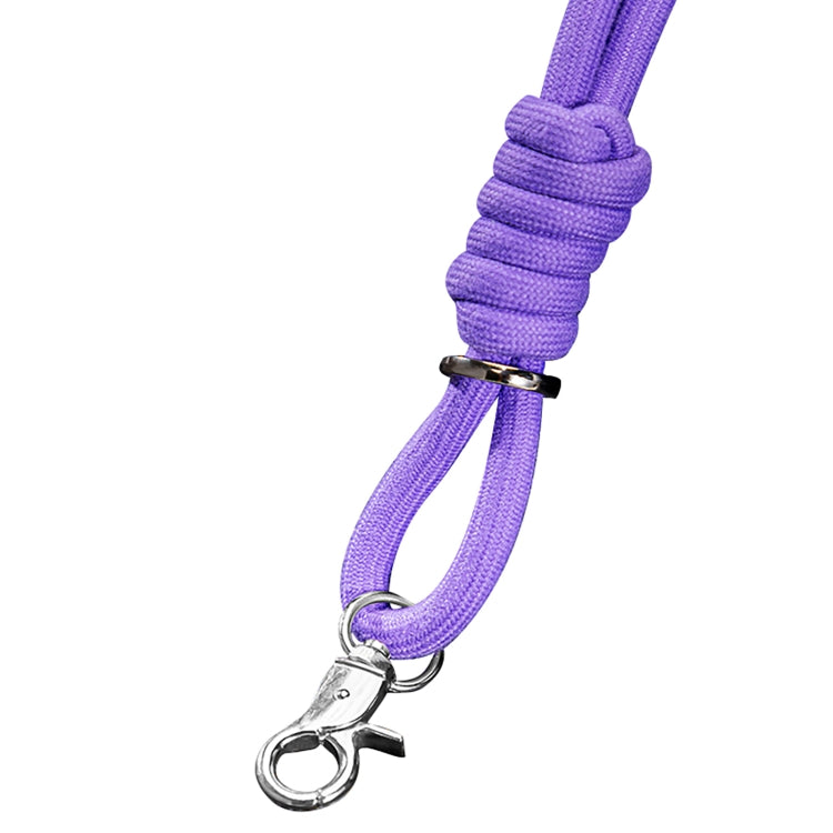 For Samsung Galaxy S25 Ultra 5G GKK Space Series Full Coverage Phone Case with Crossbody Rope(Purple)