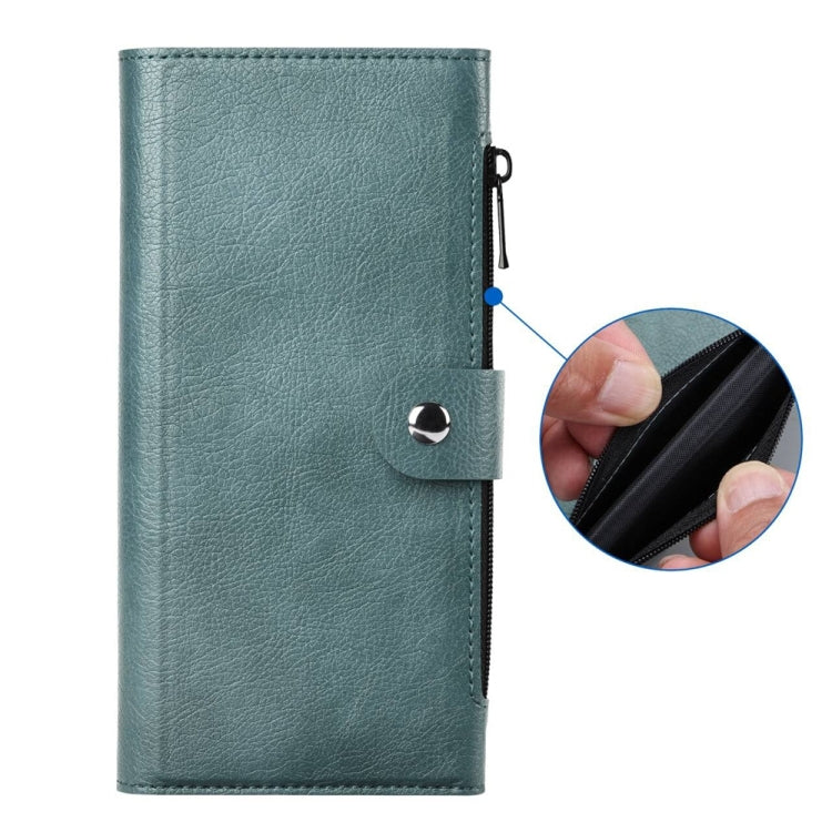 For iPhone 13 Pro Max ViLi GVS-C Series MagSafe Magnetic RFID Leather Flip Phone Case(Green)