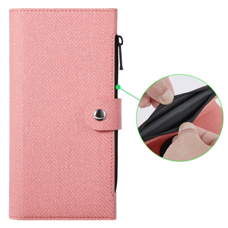 For iPhone 15 Plus ViLi GBS Series MagSafe Magnetic RFID Leather Flip Phone Case(Pink)
