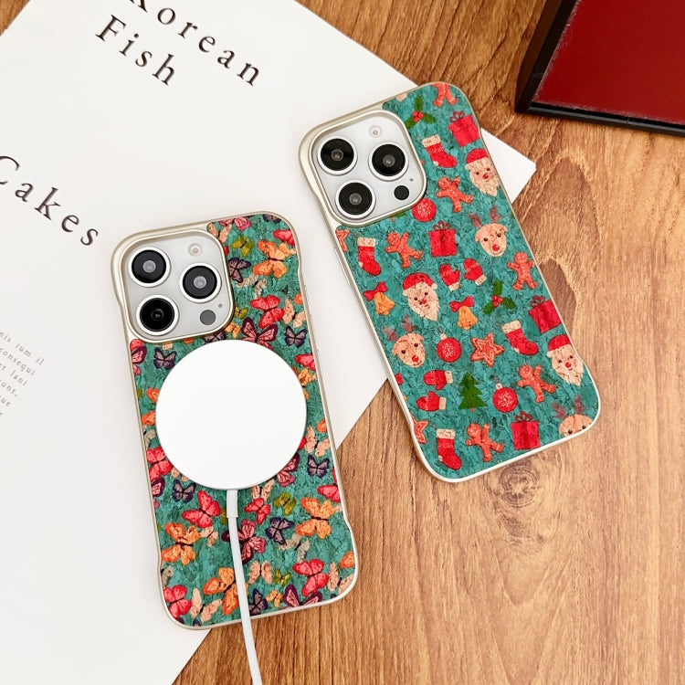 For iPhone 16 Pro Max Denior A18 Paint MagSafe Phone Case(Butterflies)