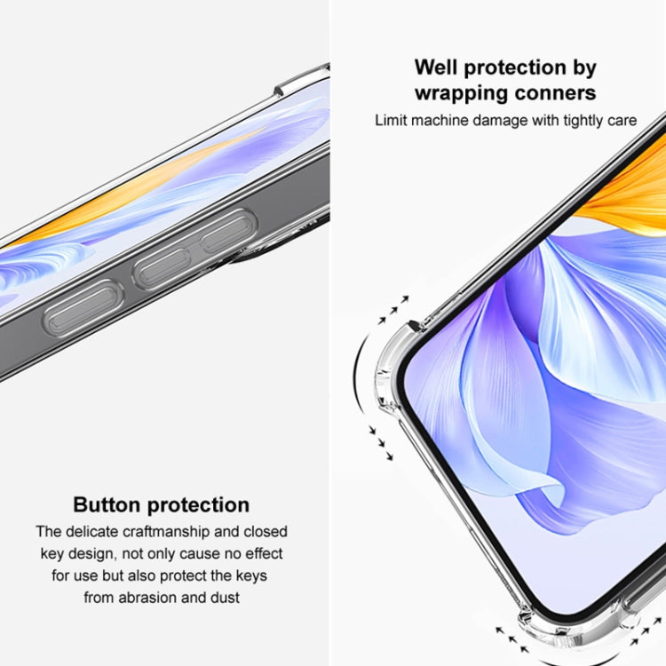 For iPhone 15 Pro Max imak UX-4 Series Four-corner Shockproof Phone Case(Transparent)