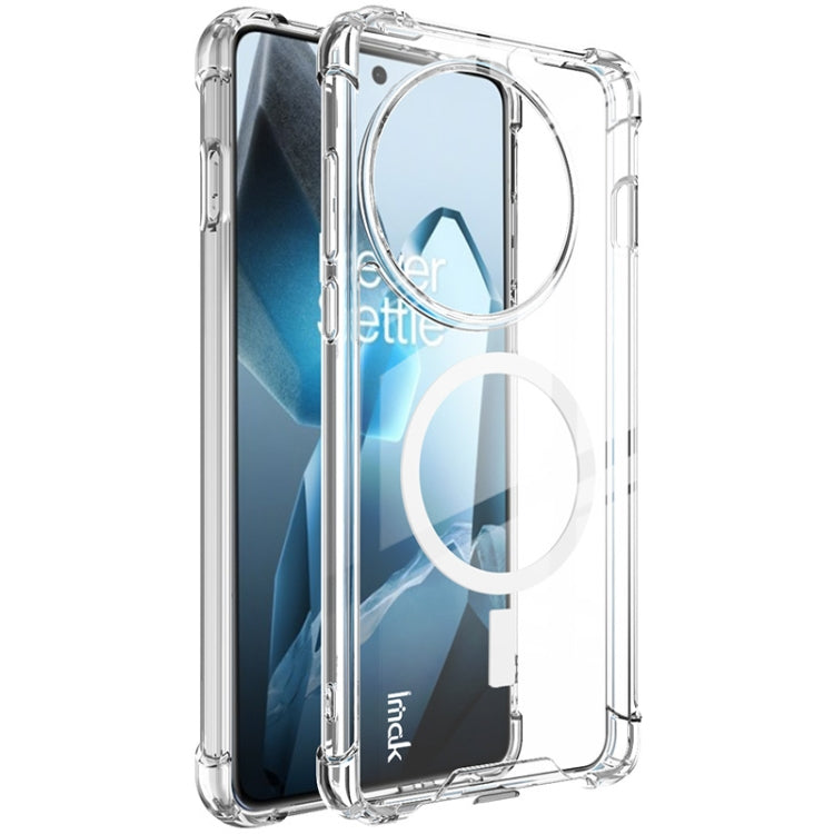 For OnePlus 13 imak Space Shield PC + TPU Airbag Shockproof MagSafe Phone Case(Transparent)