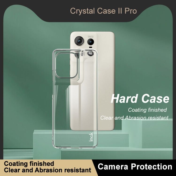 For Motorola Edge 50 Pro 5G imak Wing II Wear-resisting Crystal Protective Case