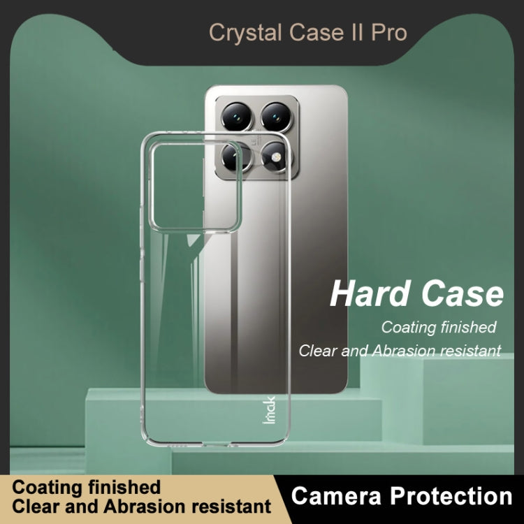 For Xiaomi 14T 5G imak Wing II Wear-resisting Crystal Protective Case