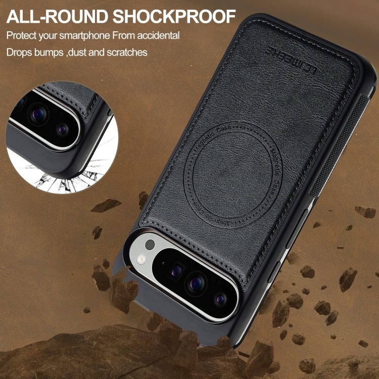 For Google Pixel 9 / 9 Pro LC.IMEEKE Magsafe Phone Case(Black)