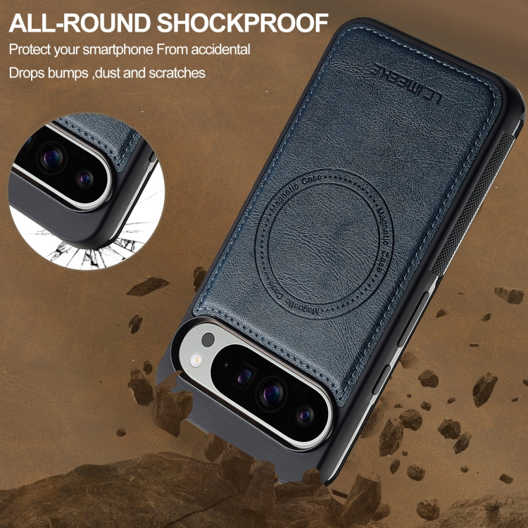 For Google Pixel 9 / 9 Pro LC.IMEEKE Magsafe Phone Case(Blue)