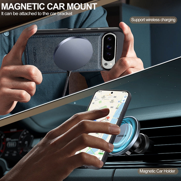 For Google Pixel 9 / 9 Pro LC.IMEEKE Magsafe Phone Case(Blue)