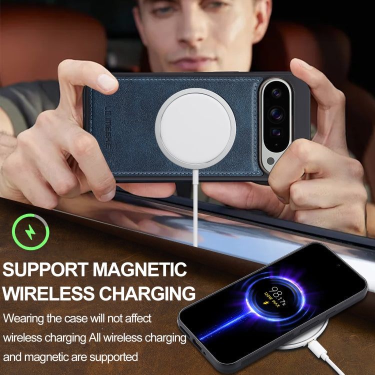 For Google Pixel 9 / 9 Pro LC.IMEEKE Magsafe Phone Case(Blue)