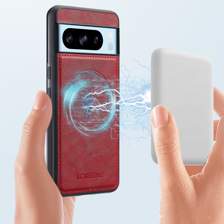 For Google Pixel 8 Pro LC.IMEEKE Magsafe Phone Case(Red)