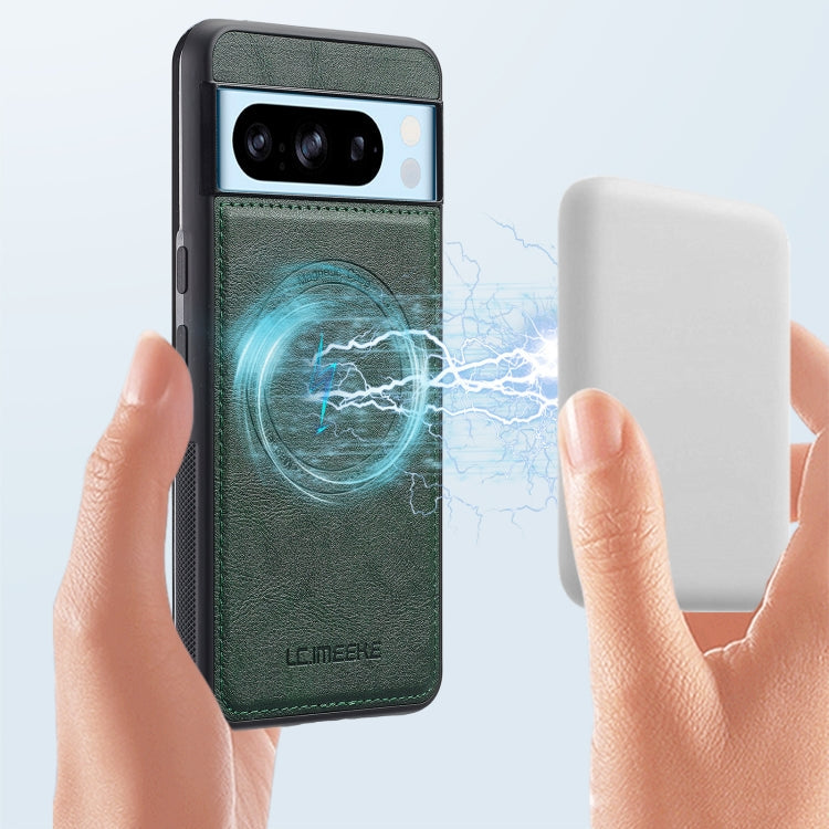 For Google Pixel 8 Pro LC.IMEEKE Magsafe Phone Case(Green)