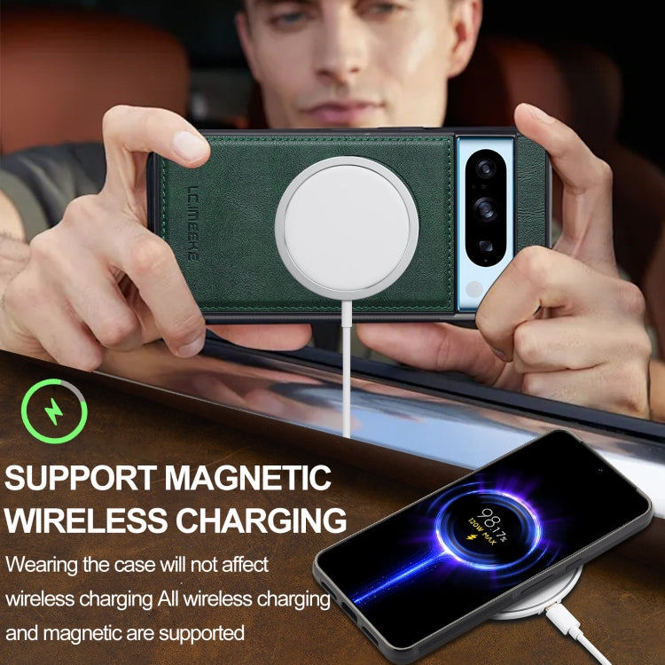 For Google Pixel 8 Pro LC.IMEEKE Magsafe Phone Case(Green)