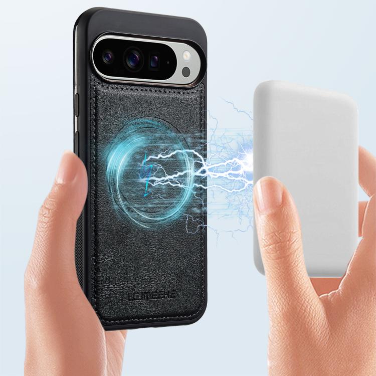 For Google Pixel 10 / 10 Pro LC.IMEEKE Magsafe Phone Case(Black)