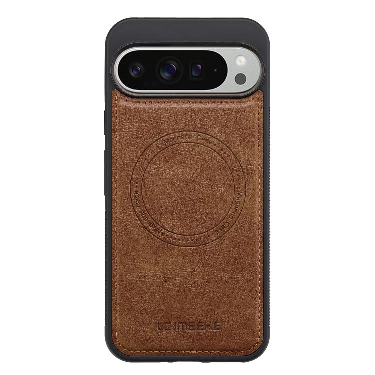 For Google Pixel 10 / 10 Pro LC.IMEEKE Magsafe Phone Case(Brown)