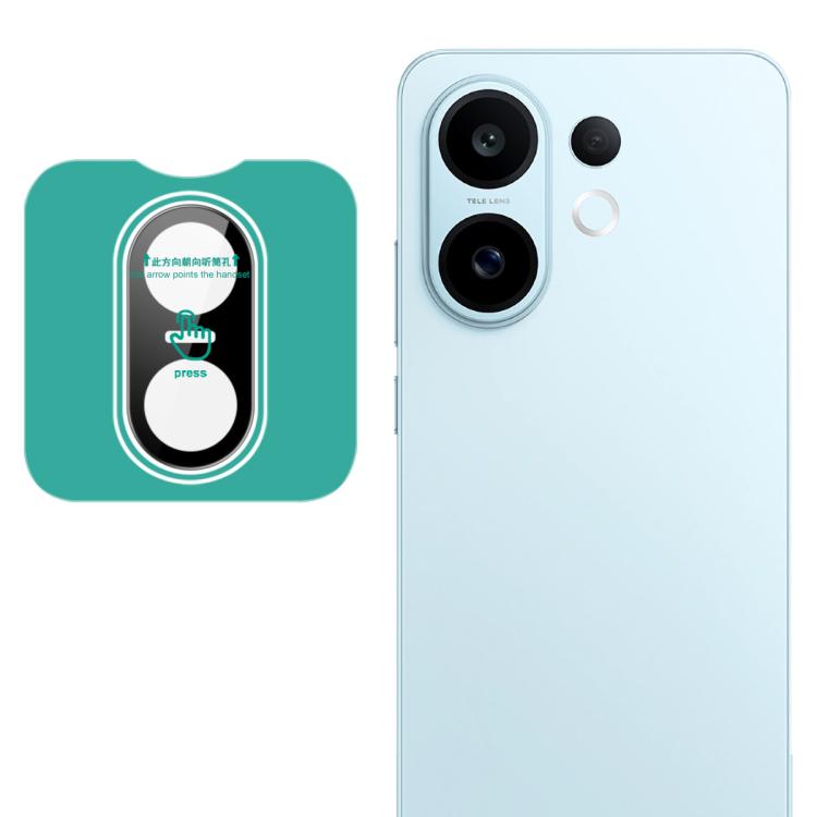 For vivo S30 5G imak Black Version HD Glass Rear Camera Lens Film, Self-positioning Version