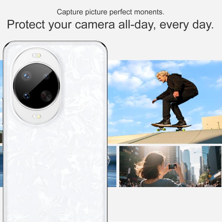 For Huawei nova 14 Pro imak Black Version HD Glass Rear Camera Lens Film, Self-positioning Version