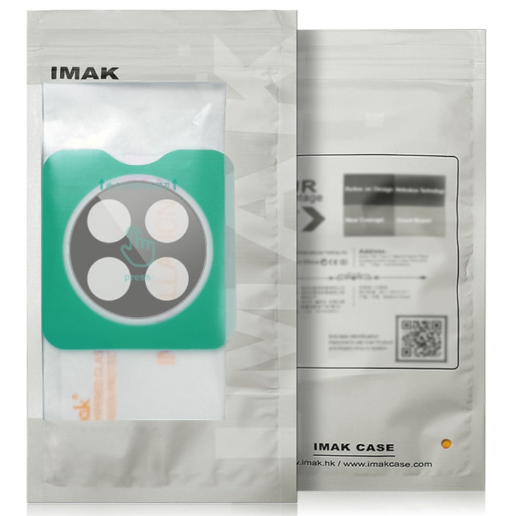 For Huawei Mate X6 imak Black Version HD Glass Rear Camera Lens Film, Self-positioning Version