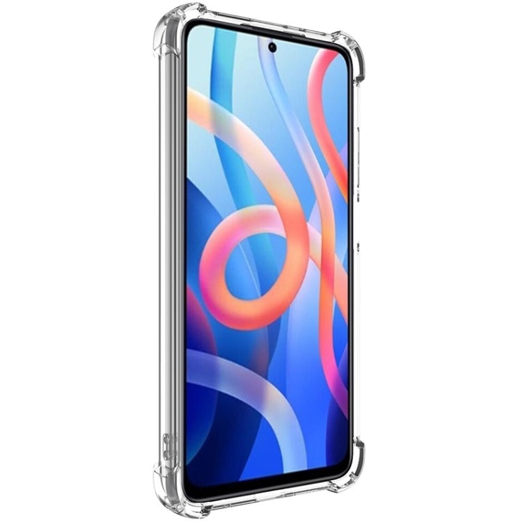 For Redmi 10 4G Global IMAK UX-4 Series Four-corner Shockproof Phone Case(Transparent)