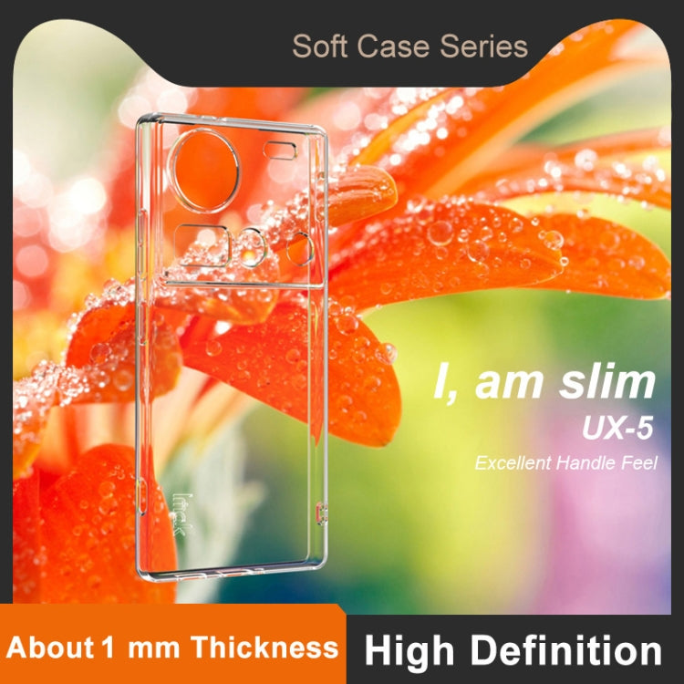 For ZTE nubia Z70 Ultra 5G imak UX-5 Series Super Slim Transparent Shockproof TPU Protective Case(Transparent)