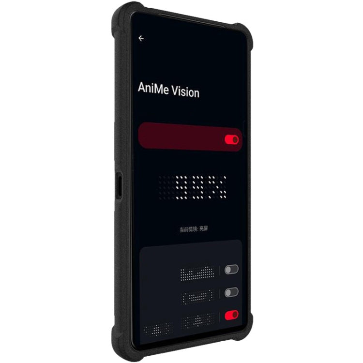 For Asus ROG Phone 9 / ROG Phone 9 Pro imak Shockproof Airbag TPU Phone Case(Matte Black)