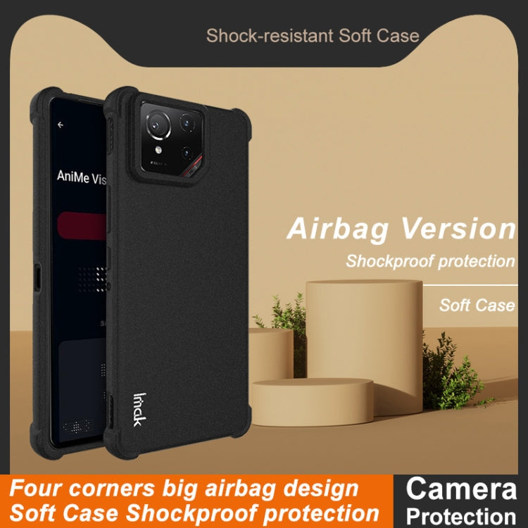 For Asus ROG Phone 9 / ROG Phone 9 Pro imak Shockproof Airbag TPU Phone Case(Matte Black)