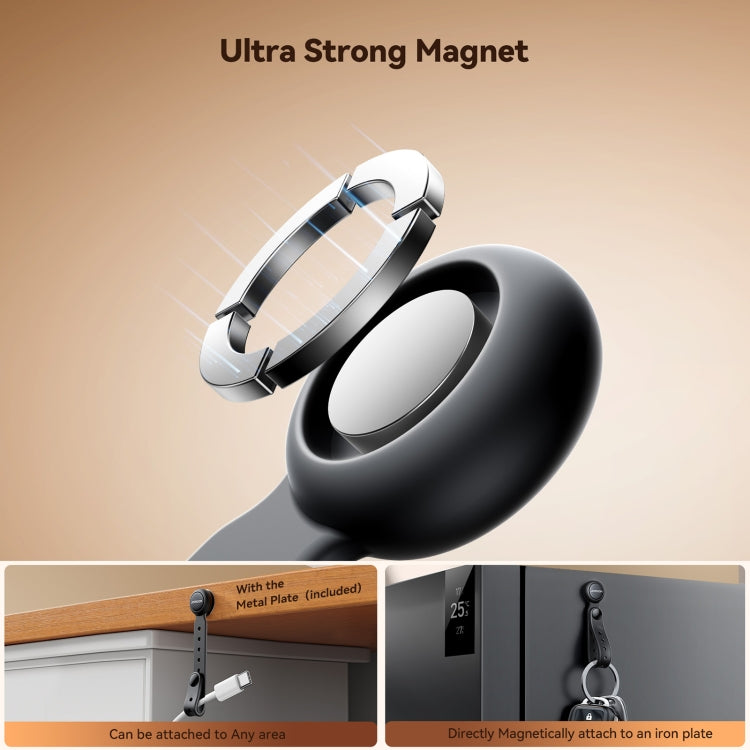 JOYROOM JR-ZS422 Magnetic Silicone Cable Tie Organizer(Black)