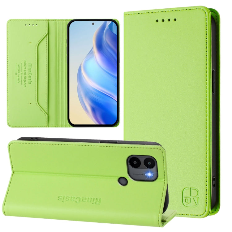 RC01 Dual-Folded Magnetic Suction RFID Leather Phone Case, For Redmi Note 12 5G India / Xiaomi Poco X5, For Redmi A1+ 4G / Xiaomi Poco C50 4G, For Redmi 12C / 11A