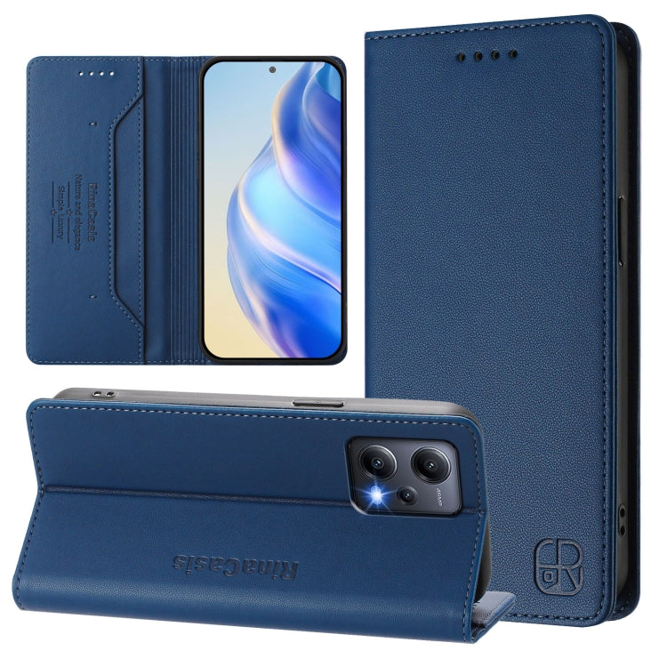 RC01 Dual-Folded Magnetic Suction RFID Leather Phone Case, For Redmi Note 12 5G India / Xiaomi Poco X5, For Redmi A1+ 4G / Xiaomi Poco C50 4G, For Redmi 12C / 11A