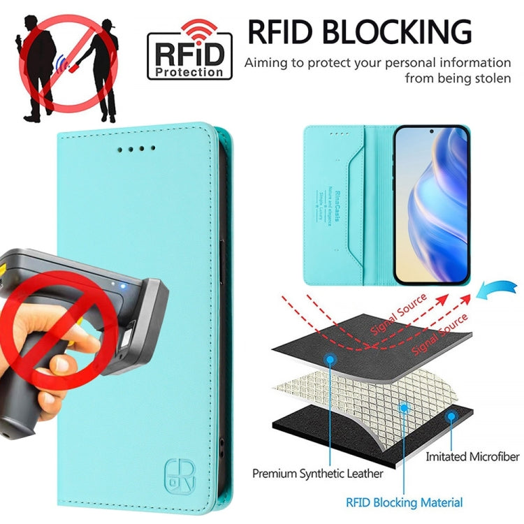 RC01 Dual-Folded Magnetic Suction RFID Leather Phone Case, For Redmi Note 13 4G Global, For Redmi 13C 5G / 4G Global, For Redmi Note 13 5G Global