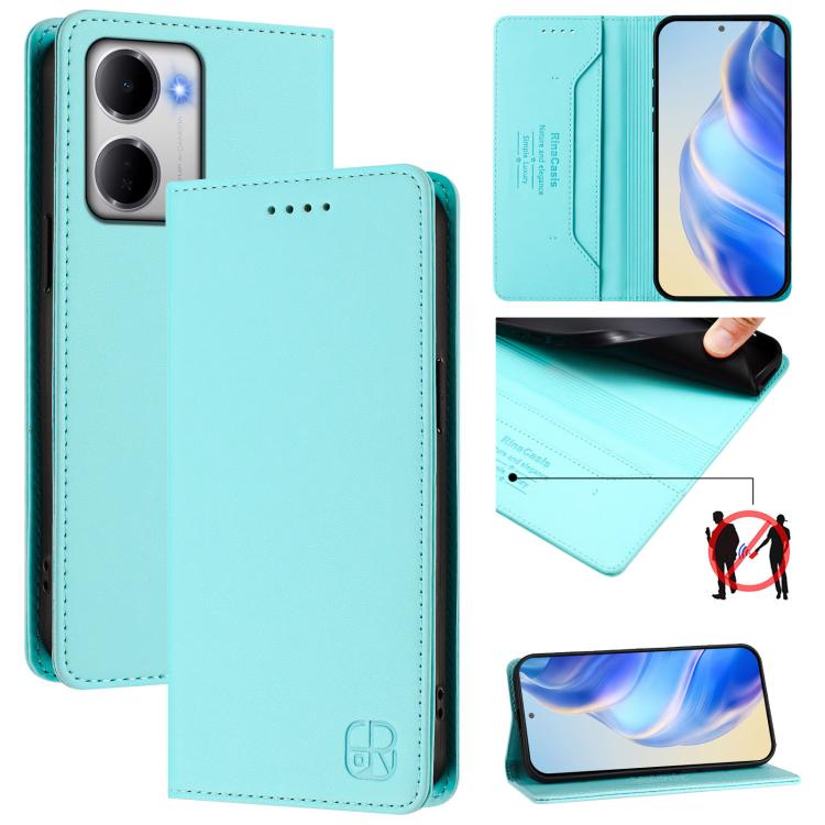 RC01 Dual-Folded Magnetic Suction RFID Leather Phone Case, For Redmi 15a 5G Global, For Redmi Turbo 5 Max / Poco X8 Pro Max, For Redmi Turbo 5 Global / Poco X8 Pro 5G