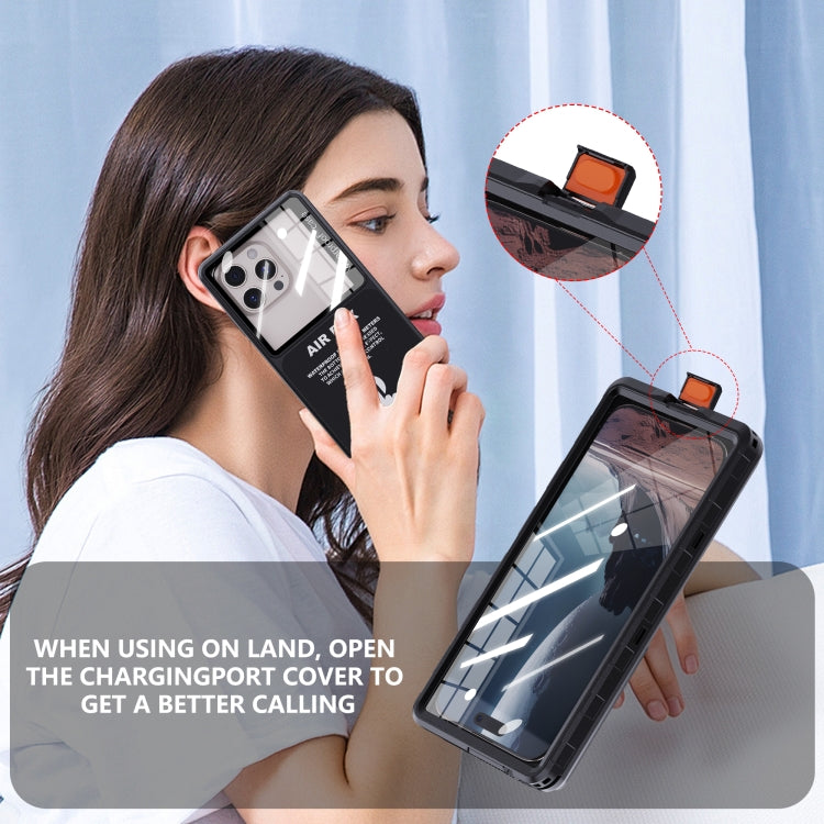 RedPepper Air Box Max 6.9 IP68 Waterproof Phone Case for 6.9 inch Phone(Black)