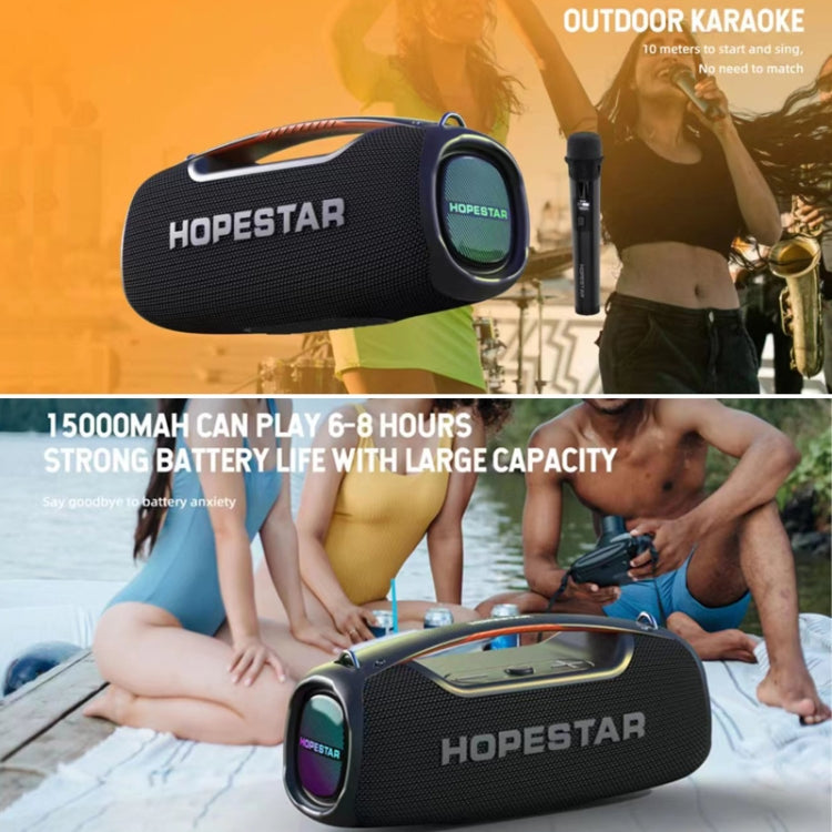 HOPESTAR A60 100W Outdoor Portable IPX6 Waterproof Bluetooth Speaker with Microphone(Camouflage)