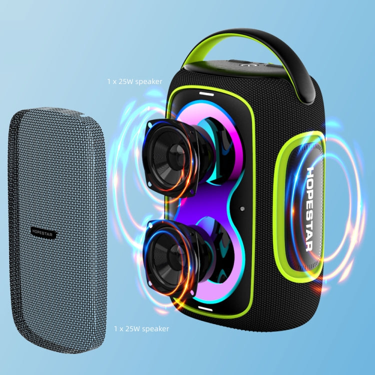 HOPESTAR H59 50W Outdoor Portable IPX5 Waterproof Bluetooth Speaker(Navy Blue)