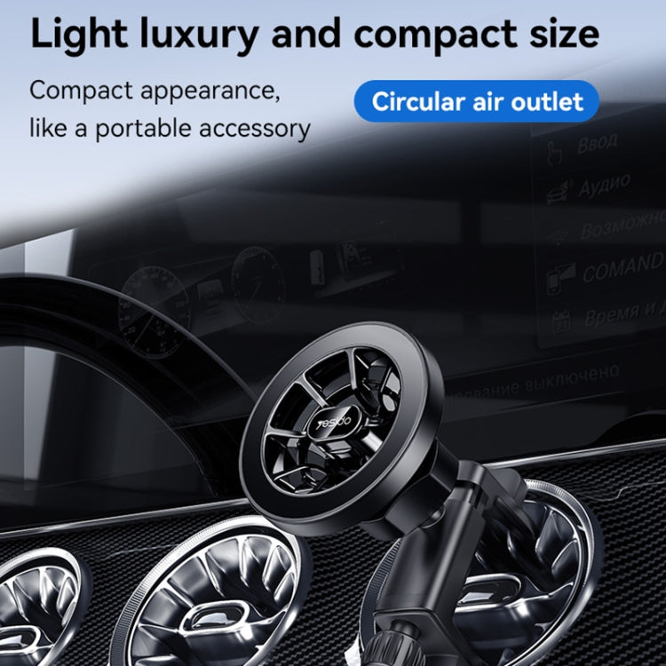 Yesido C221 Car Air Vent MagSafe Magnetic Phone Holder(Black)