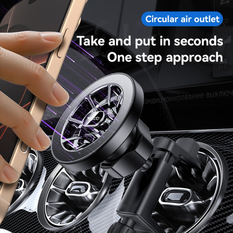 Yesido C221 Car Air Vent MagSafe Magnetic Phone Holder(Black)