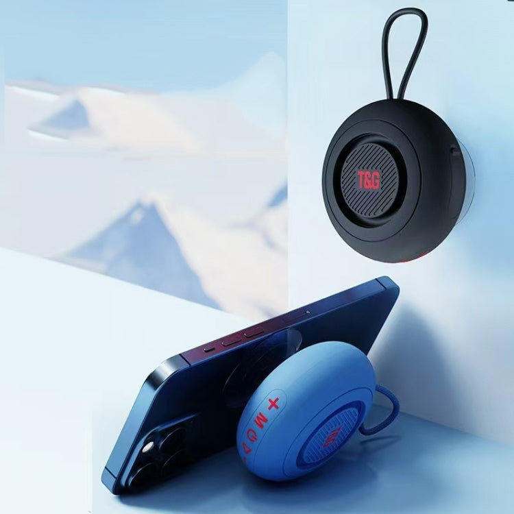 T&G TG-442 TWS Portable Mini Wireless Bluetooth Speaker with Suction Cup(Purple)